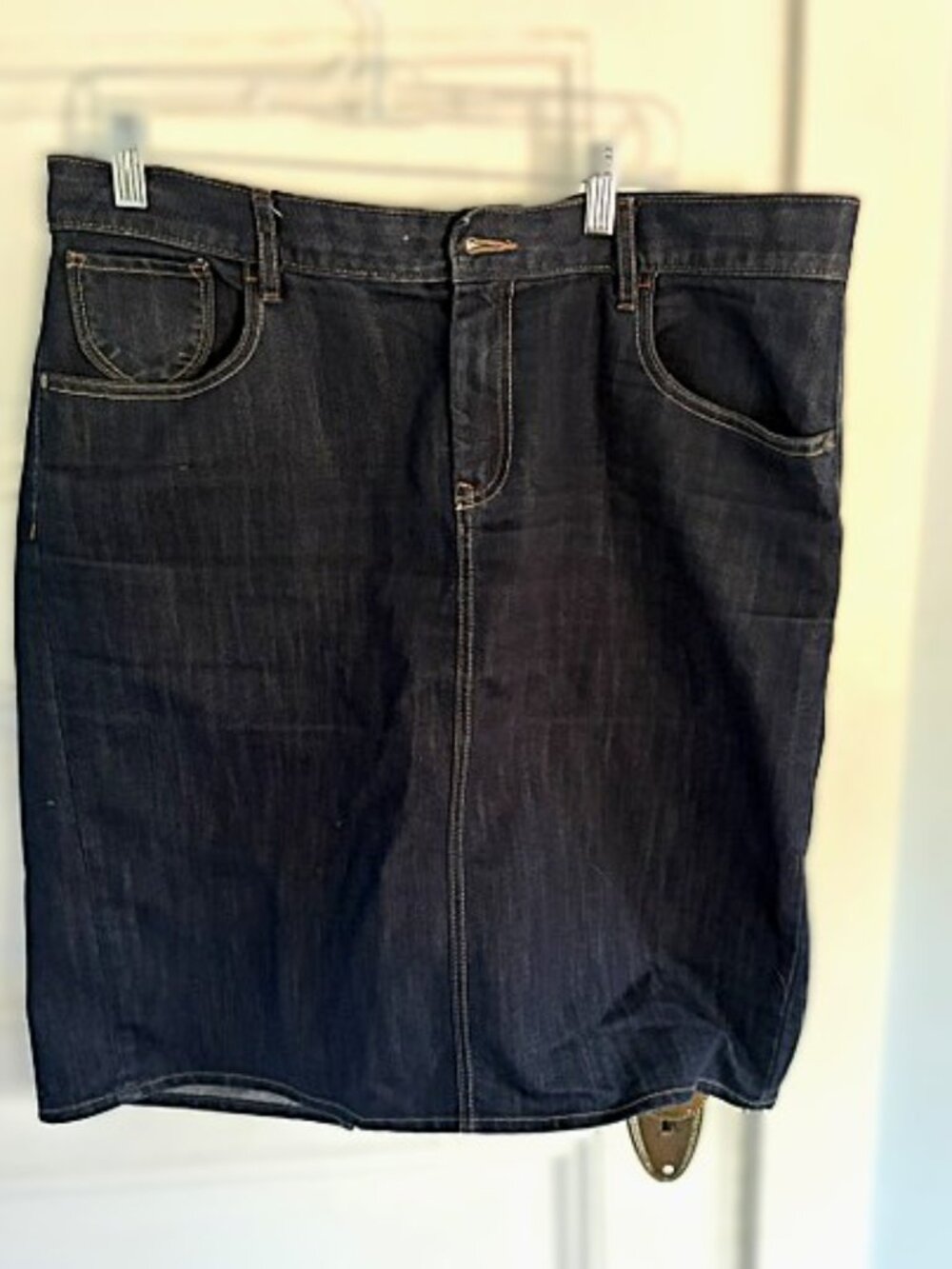Dark Denim pencil skirt